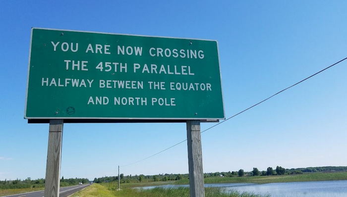 45th Parallel Marker - Web Listing (newer photo)
